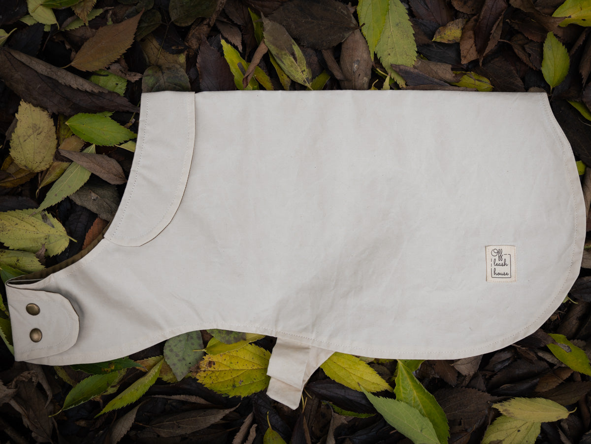 Organic Cotton Dry Oilskin coat